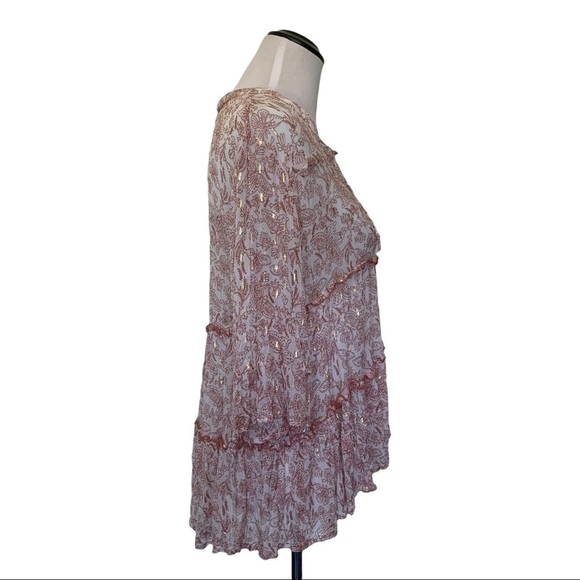 Lulu’s bohemian chiffon butterfly top - Picture 7 of 7